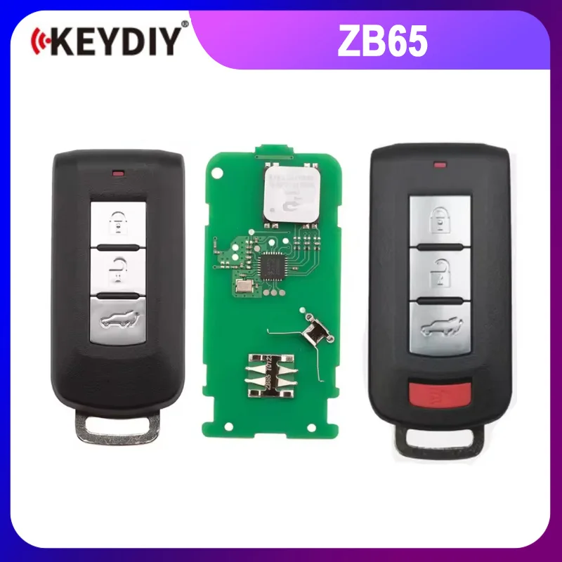 KEYDIY KD ZB65-3 ZB65-4 Universal Smart Remote Key for Mitsubishi Type Keyless Entry & Start Systems