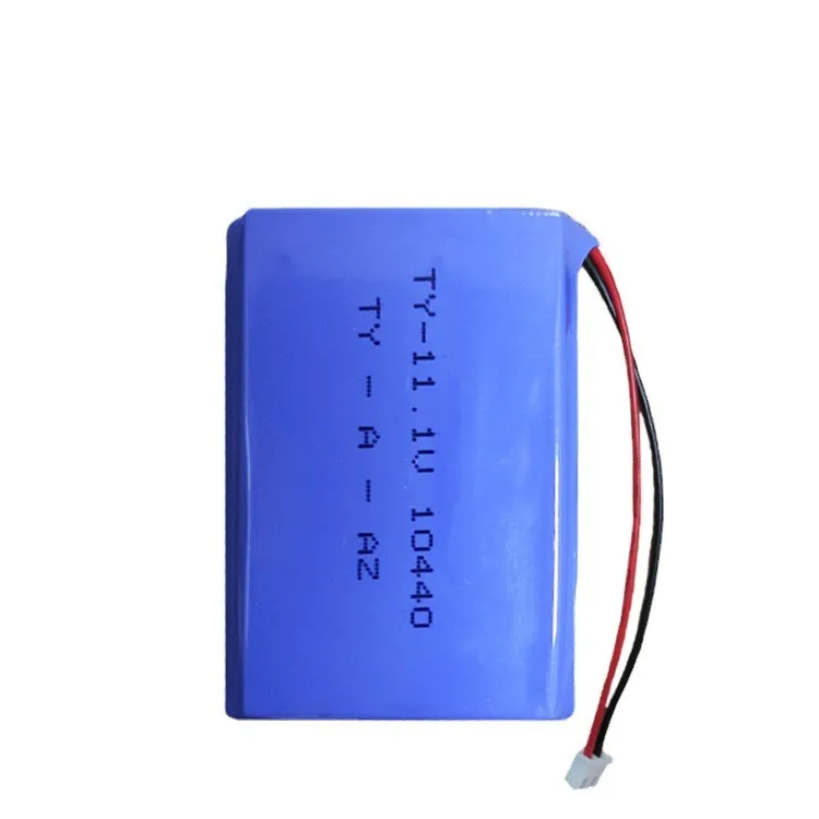 11.1V lithium battery pack 1500mAh smoke alarm, cash detector, 12V photography equipment power supply, 10.8V full capacity 10440