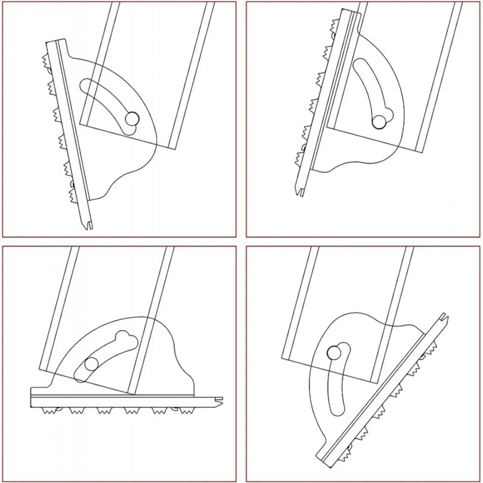 سلم قدم استبدال منصات مطاطية أداة إصلاح تمديد سلم استبدال ل العلية سقف الدرج منضدة الحفر قطف العمل