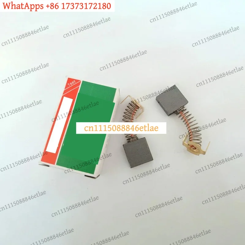999044 Carbon Brushes 7x17x17mm for Hitachi PH65A PH95A Electric Pick Hammer Impact Drill Replacement Repair Parts