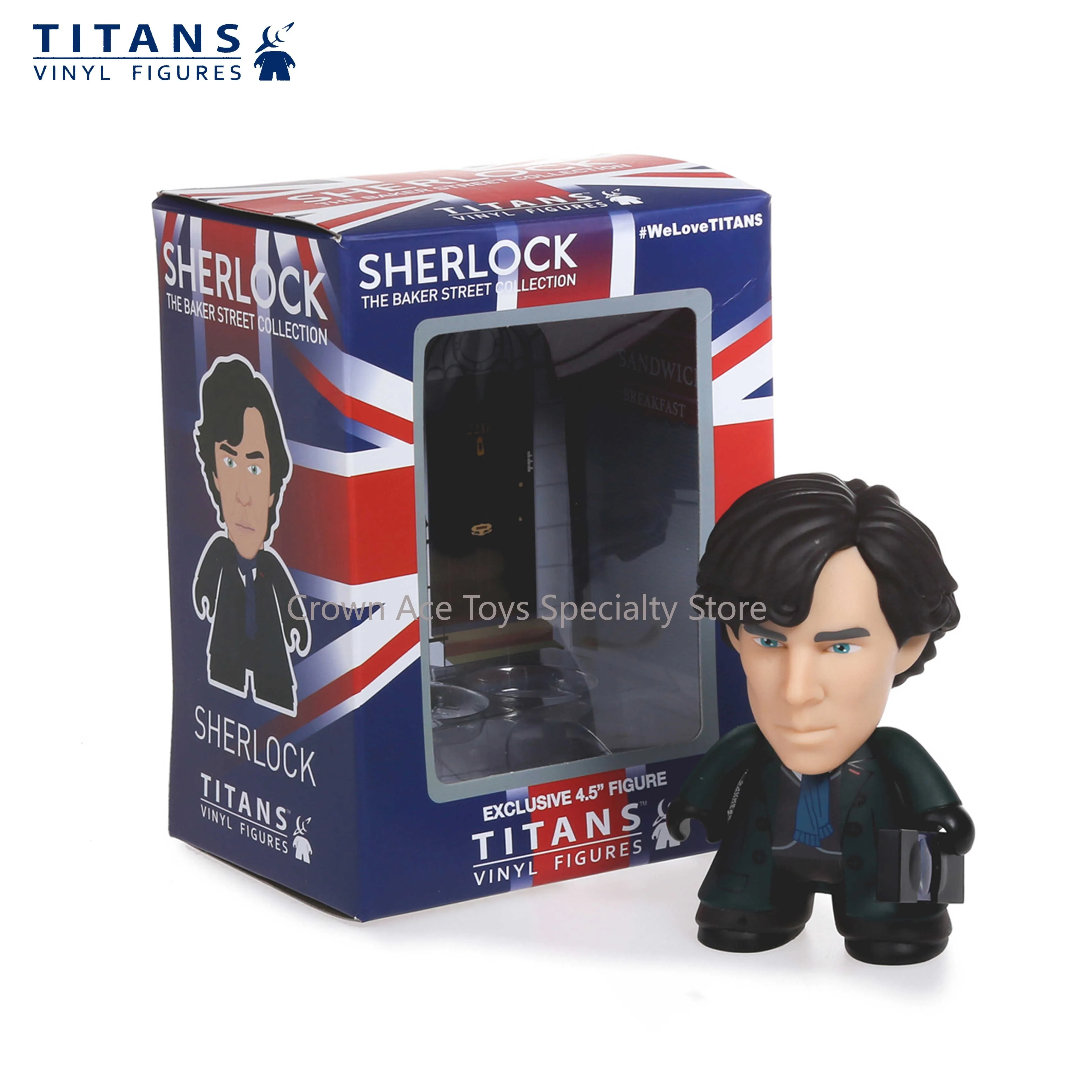 In Stock Titans Sherlock THE BAKER STREET COLLECTION 4.5in Trendy Collectible Toy Office Desktop Decoration Holiday Gifts