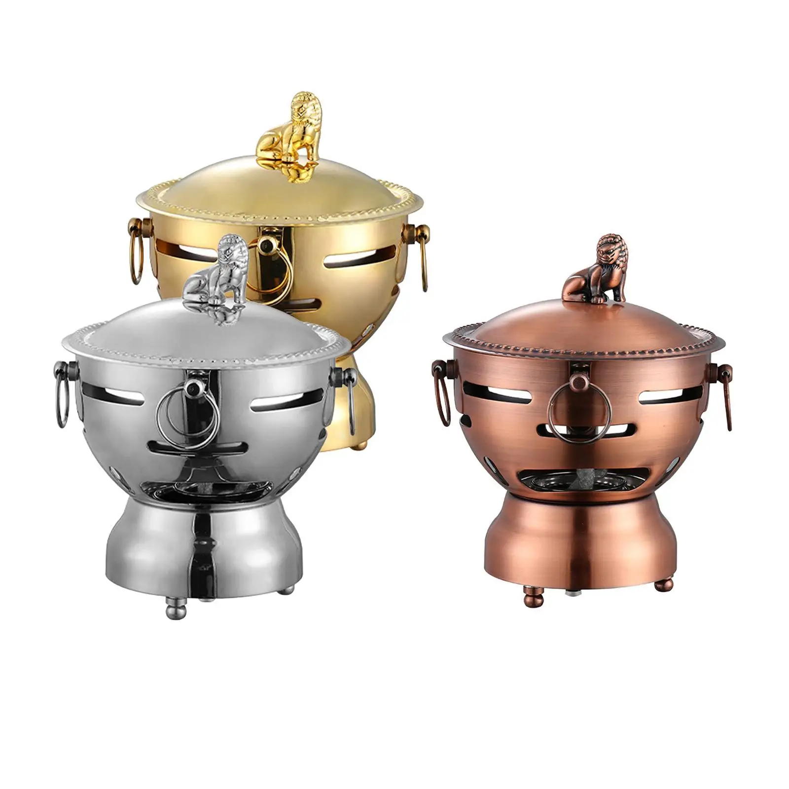 Stainless Steel Hot Pots Single Person Hotpot Stew Pot Easy Carrying Thick Soup