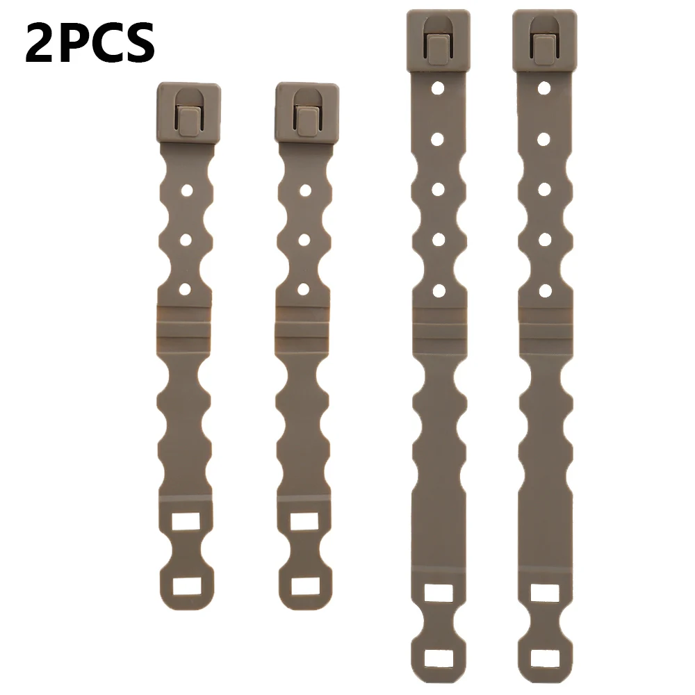 

2PCS Tactical Molle System Malice Clips Strap Buckle Accessory Nylon Quick Release Strip Hunting Militar Belts Fixing Clips