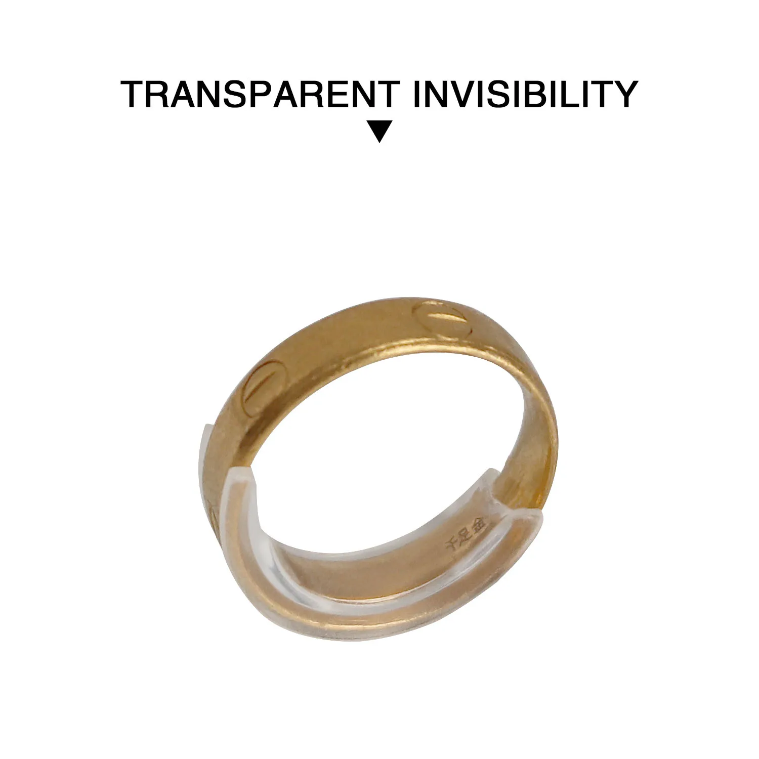 

Ring Size Adjuster 8 Sizes, Ring Adjuster Ring Size Adjuster, Ring Stopper, Clear, Invisible Ring Size Adjuster For Loose Rings