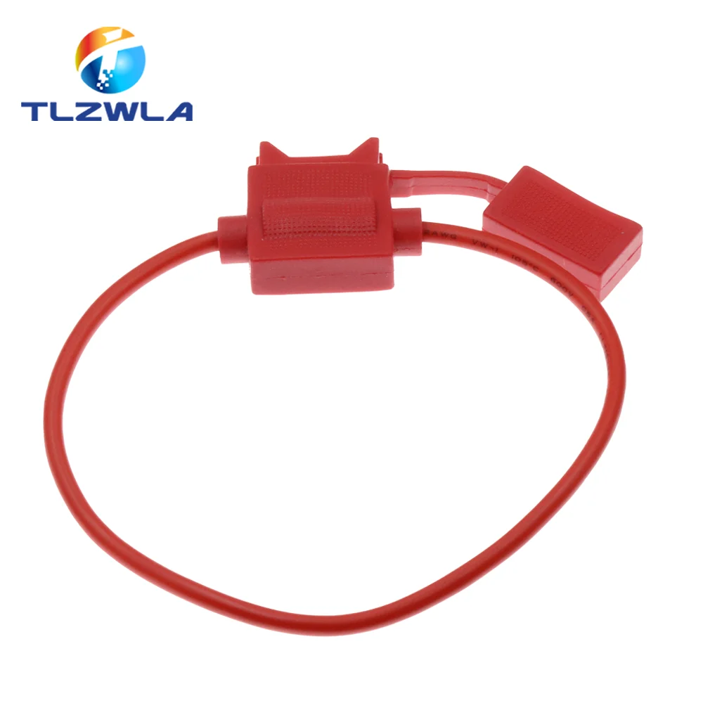 ATC Medium Blade Wasserdichter Sicherungshalter für Automobile 32V 18/16/14/12/10AWG Standard-Sicherungseinsatz 1A 2A 3A 4A 5A 7,5A 10A 15A-50