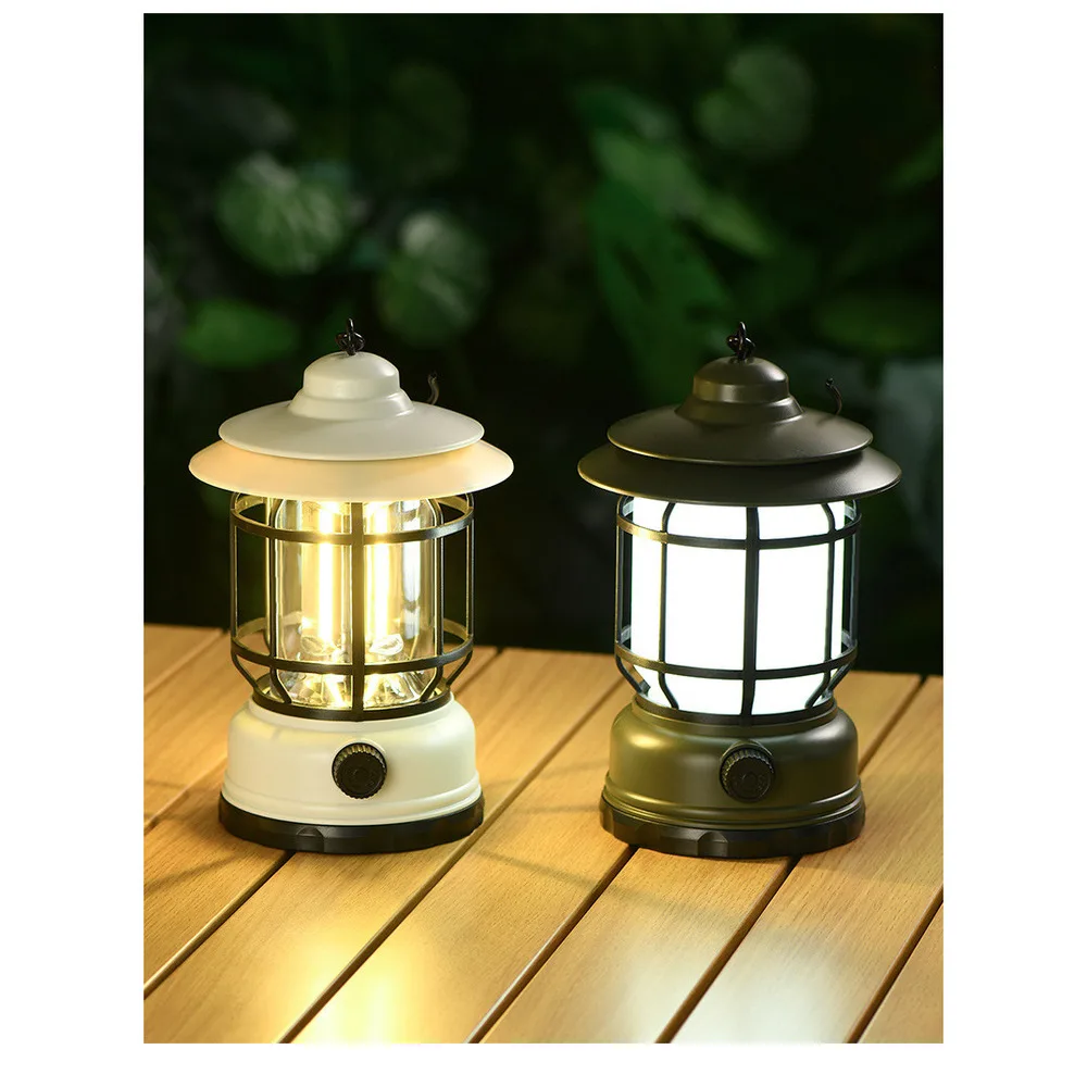 Luz portátil para caballos de larga duración para acampar en el hogar al aire libre, luz de tienda de campaña con carga multifuncional_voghion.com