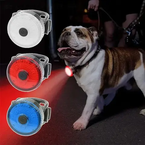 LED Light Dog Collar USB Charging Glowing Pendant Flash Lights Night Safety Flashlight Waterproof Pet Necklace Leads Accessories