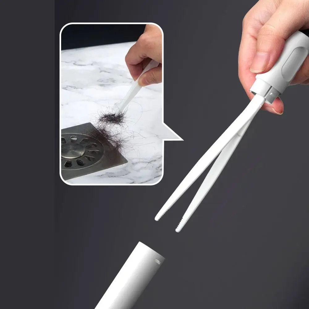 new Long Handle Household Toilet Brush Wall Mounted Quick Drying Bent Head Corner Gap Brush Bathroom Cleaning Tools