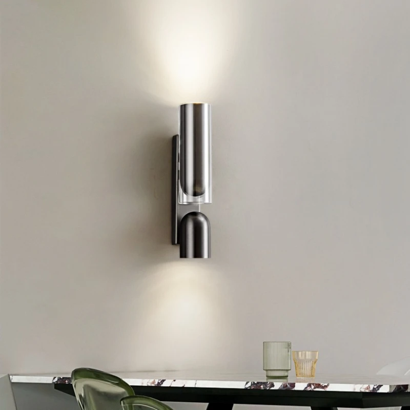 

Bauhaus Italian wall lamp Modern minimalist Adjustable angle bedside night light bedroom bathroom Hotel Corridor Porch wall lamp