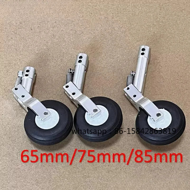 Remote Control Aircraft Accessories Mini Single Wheel 65 75 85mm Kneeling Landing Gear Modified Retractable