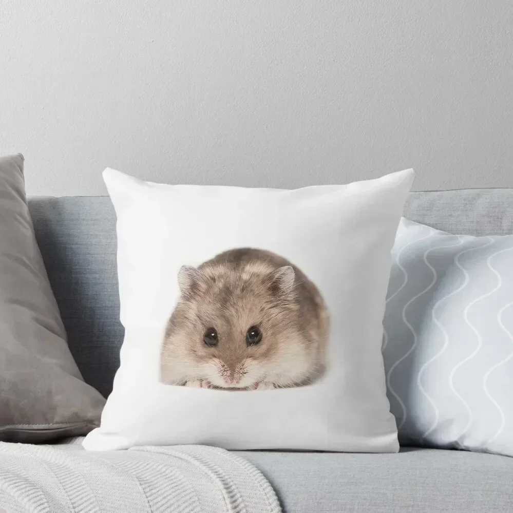 

Adorable dwarf campbell hamster Throw Pillow christmas ornaments 2025 luxury sofa pillows Cushions For Sofa pillow