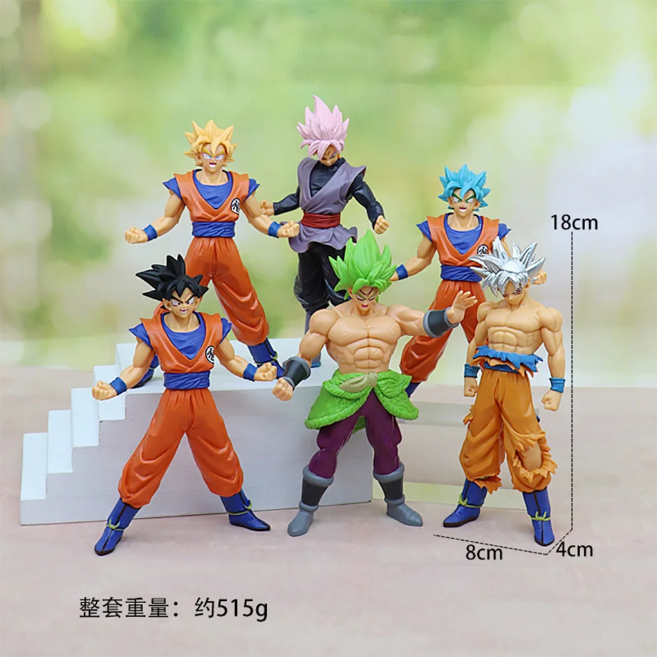 Anime Dragon Ball Z Super Saiyan Model Son Goku Scene PVC Action