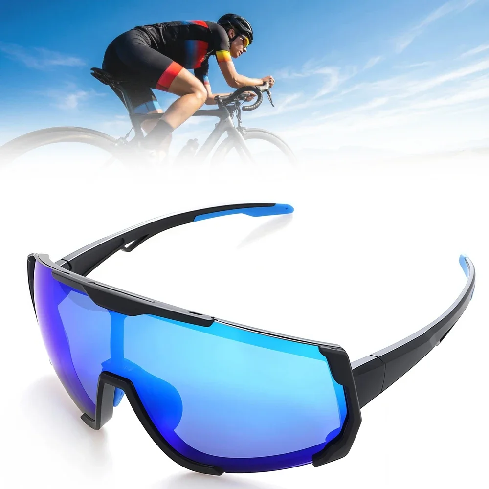 

Магнитные поляризационные спортивные солнцезащитные очки для мужчин и женщин с системой быстрой замены линз, антибликовые, UV400, REVO HD, улучшающие контраст, для вождения