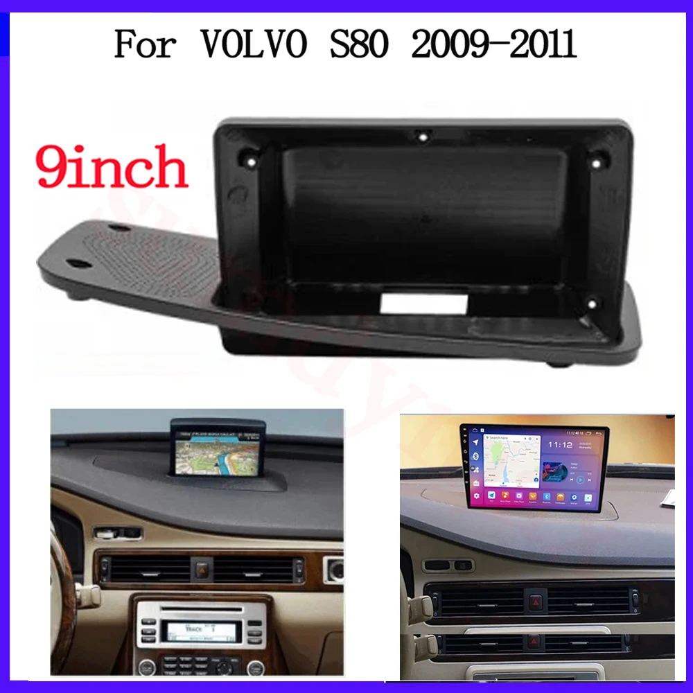 

Автомобильный радиоприемник 2 Din 9 дюймов, установка DVD GPS Mp5 ABS PC, пластиковый корпус для приборной панели VOLVO S80 2009-2011