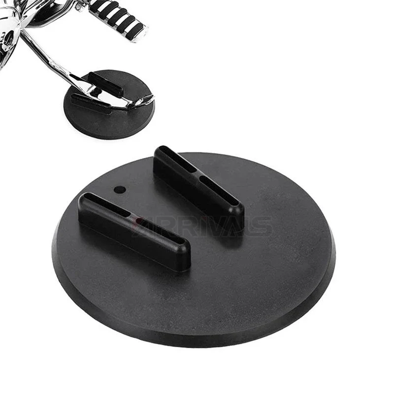 

1pc Motorcycle Side Kickstand Jiffy Stand Coaster Pad Puck For Harley Touring Sportster Dyna