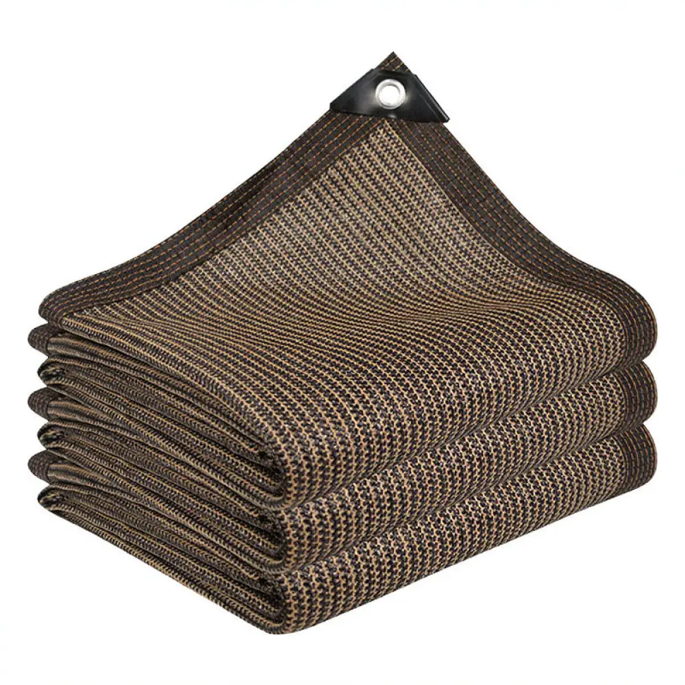 Outdoor Privacy Sun Shade Net Coffee Garden Balcony Canopy Heat Insulation Protection Durable Mesh Fabric With Eyelets