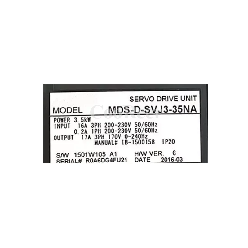 MDS Series Servo Driver MDS-D-SVJ3-10NA MDS-D-SVJ3-35NA New Please Enquire