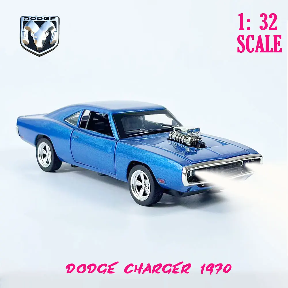 

Dodge Charger 1970 1:32 Diecast Pullback Muscle Car Model Repilca with Light Sound Scale Alloy Miniature Kid Boy Xmas Gift Toy