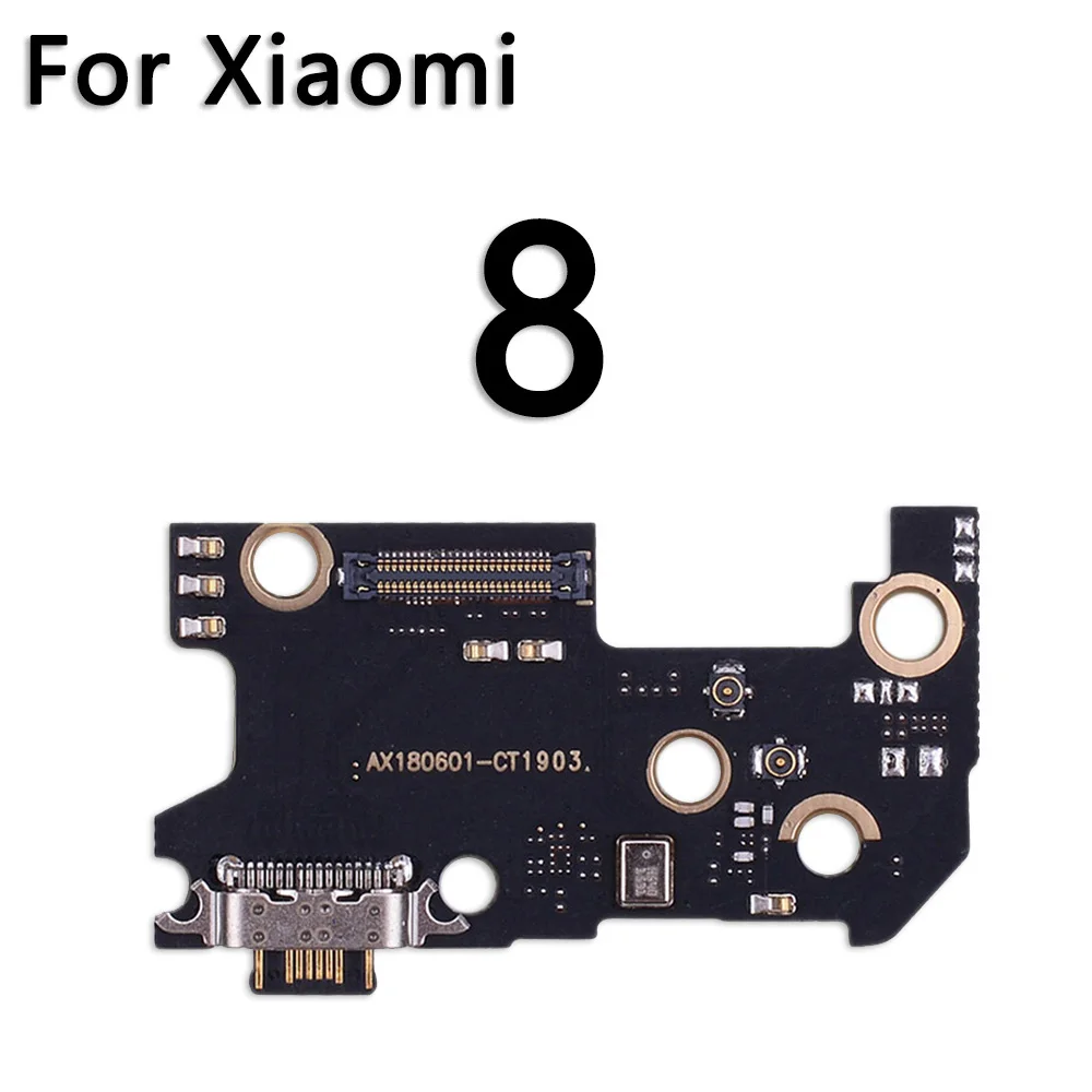 For Xiaomi Mi 5 5s 6 6x 8 8SE 9 9T 9SE 10 A1 A2 A3 Lite Plus Pro Mic USB Charger Board Port Connector Dock Charging Flex Cable