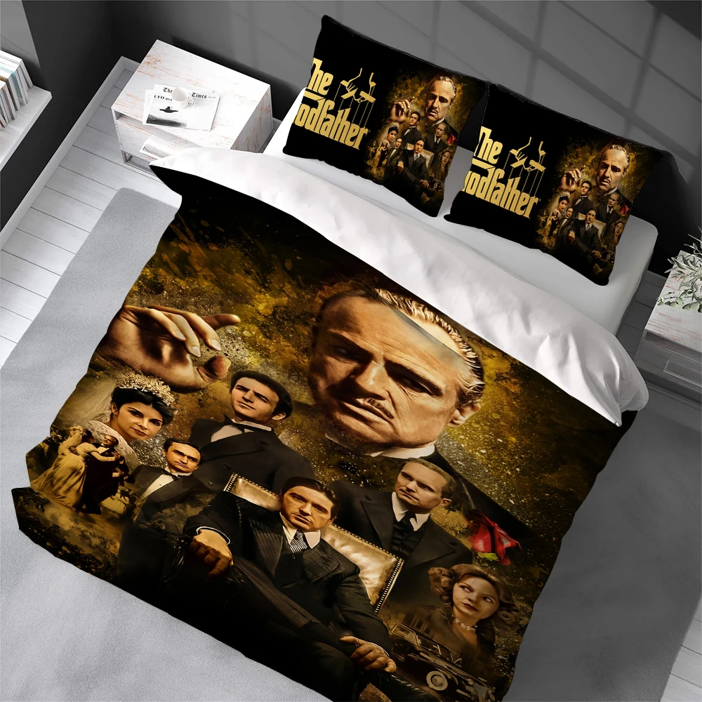 

Классический комплект постельного белья «Папа Реми» (Крёстный отец), 3 предмета, из мягкого хлопка, для дома, общежития, в подарок