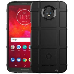 Heavy Shield Case Motorola Z3 Force Moto Play ShockProof Armor Silicone Back Cover For Moto Z3 Soft Rubber Phone Cases