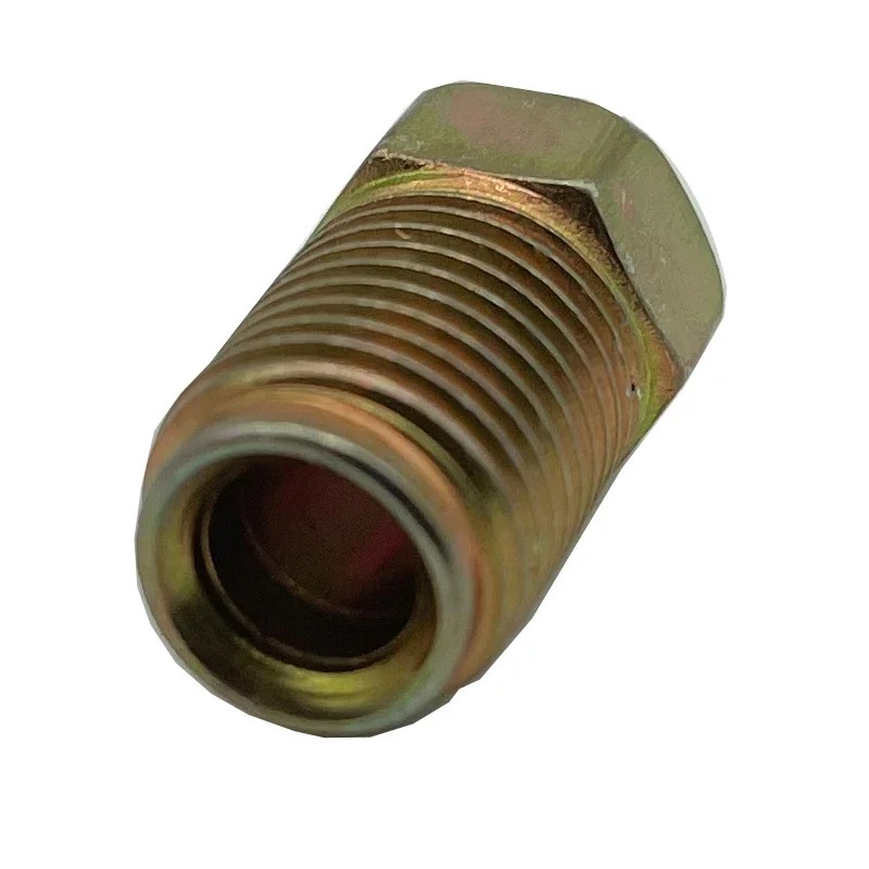 10/20/50X 10mm x 1mm macho corto tubo  freno  coche tornillos tuercas pernos para 3/16 