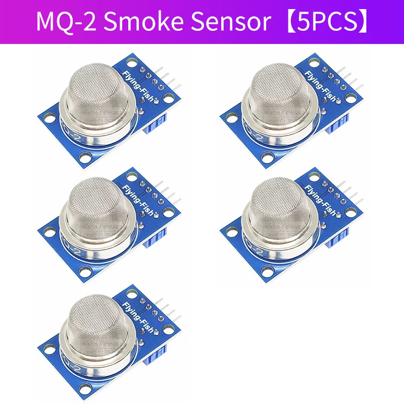 1/5/10 sztuk – moduł czujnika gazu MQ-2, wykrywający dym, gaz LPG, butan i wodór, do Arduino. — zdjęcie produktu 4