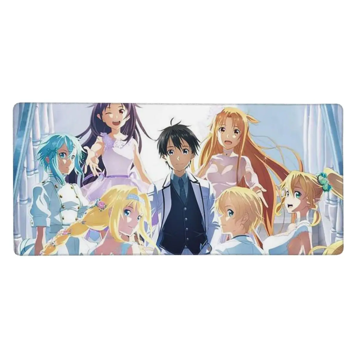 Sword Art Online Yuuki Asuna Anime Large Mouse Pad Computer Keyboard Mouse Mat Gaming PC Laptop Desk Mat Office Table Mats