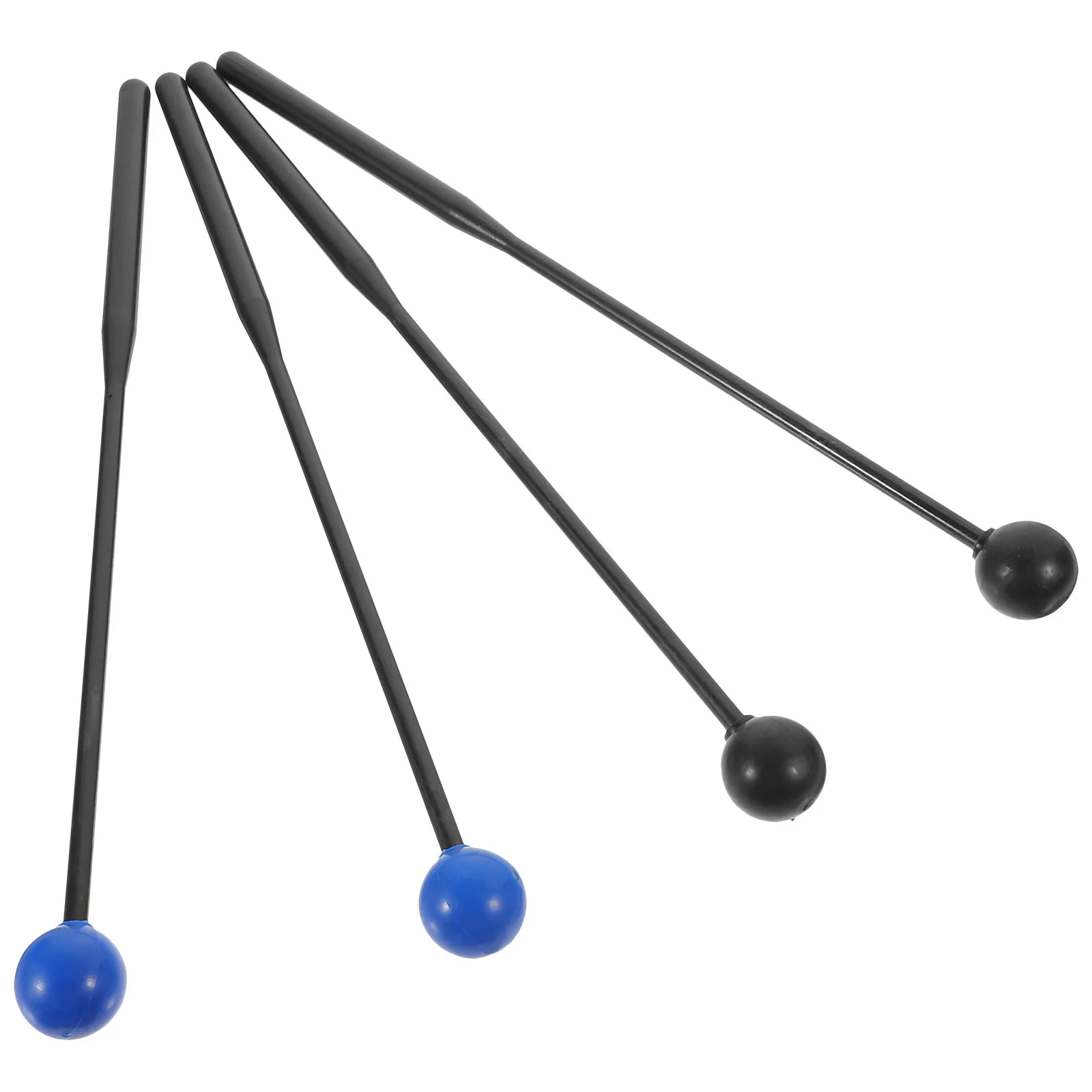 

4Pcs Children Drum Mallets Tongue Drum Sticks Rubber Handle Lightweight Percussion Mallets for Beginners Marimba Xylophone Music