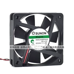 for SUNON KDE2406PHV2 6015 6CM 60*60*15MM 60mm DC 24V 1.3W maglev IPC axial cooling fan