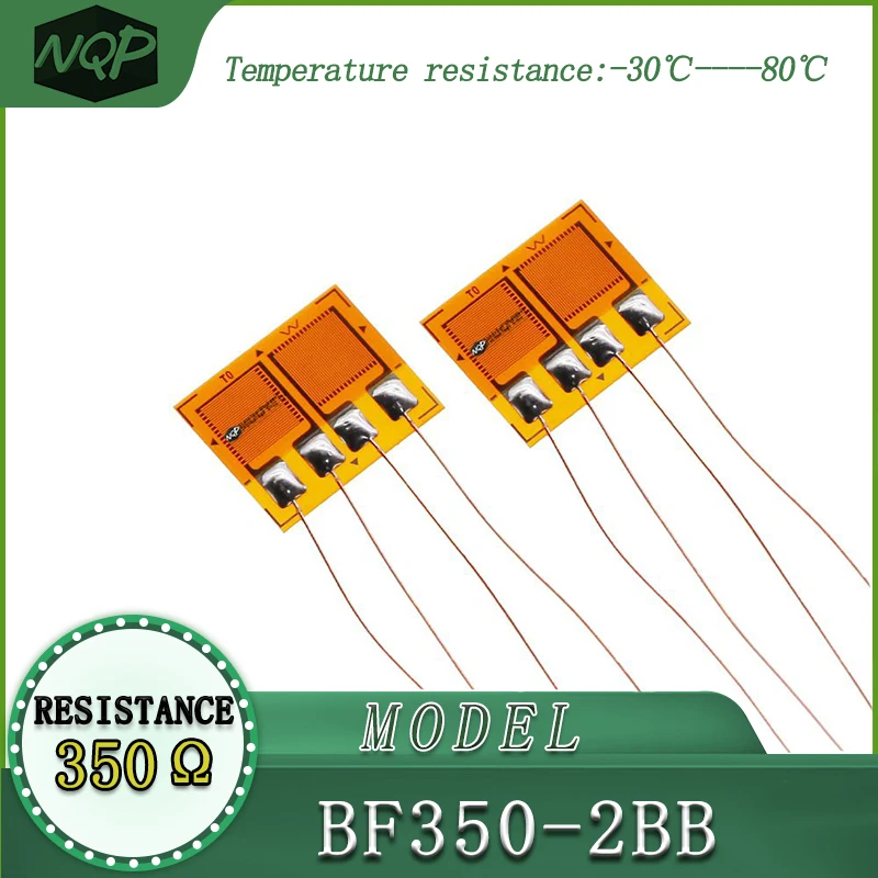 Strain Gauge BF350-2BB high precision, resistive type, with a resistance value of 350 ohms, used for load cells.