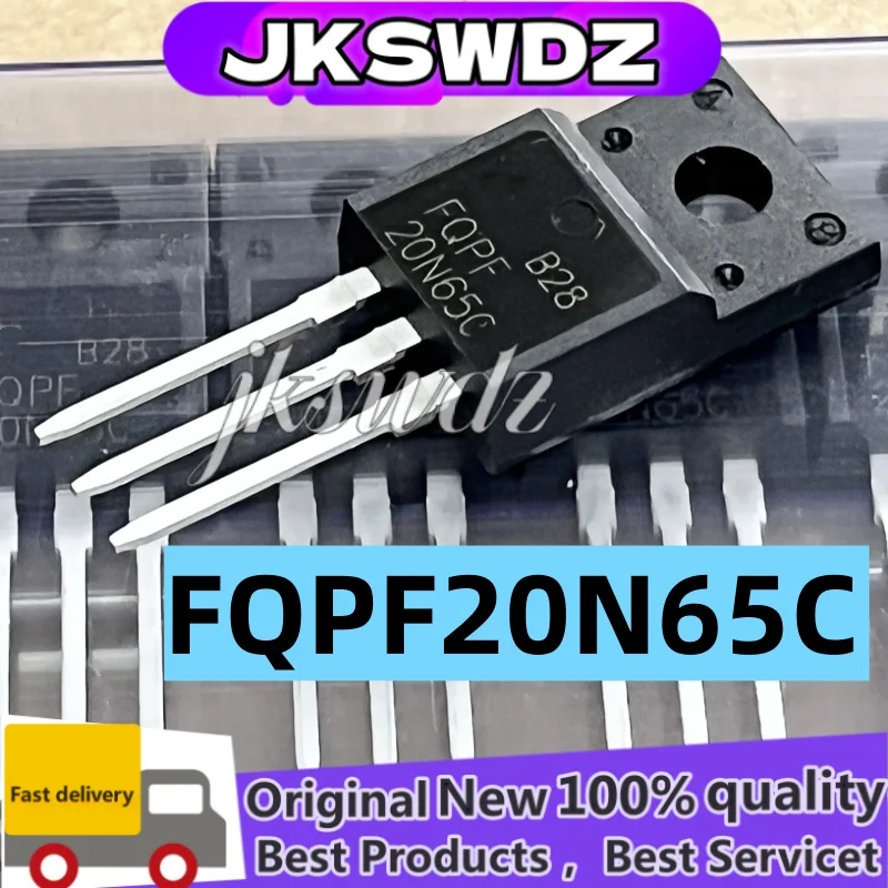 

5/10/30PCS100% New Original FQPF20N65C FQPF20N65 20N65 20A 650V TO-220F MOSFET