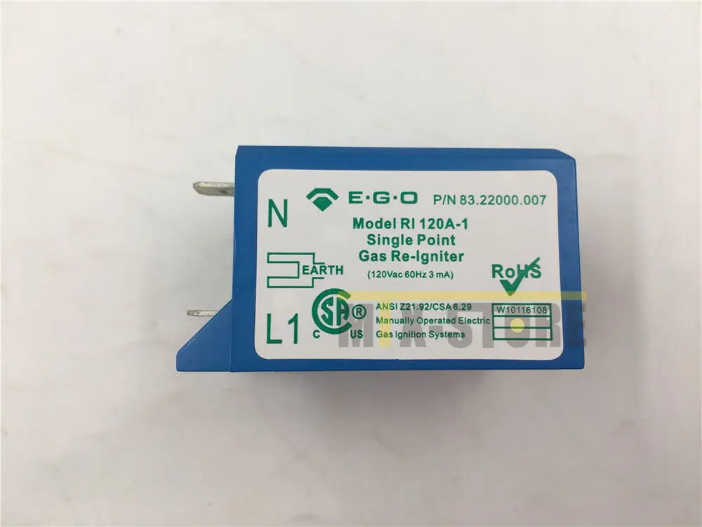 

1 шт., RI120A-1, синее зажигание RI 120A-1 для стандарта U/w, 0