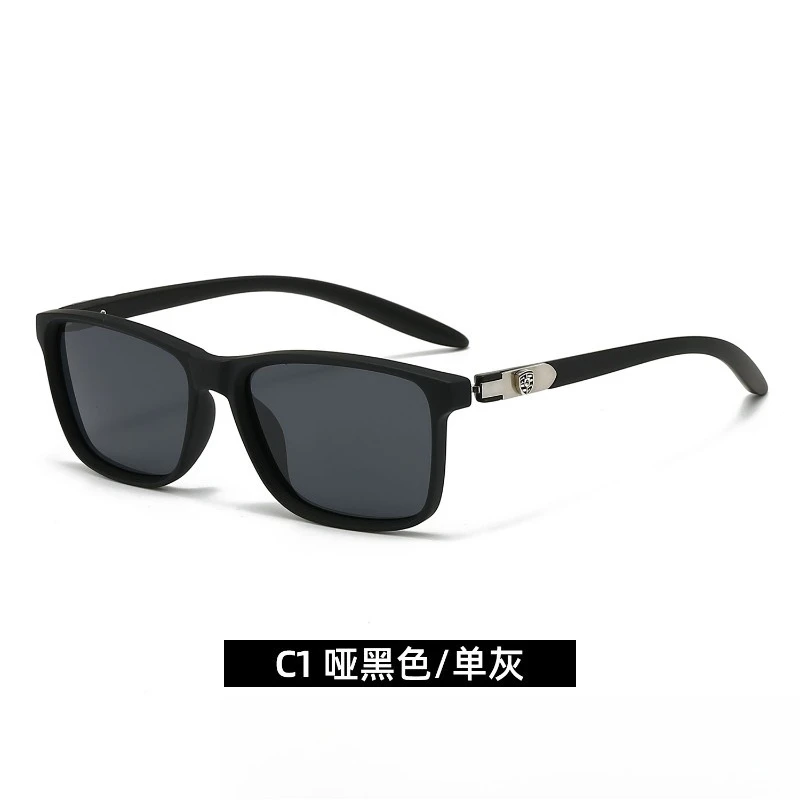 

​​2025 Square Frame Sunglasses Unisex, Polarized UV400 Spring Hinges Retro Lightweight for Driving & Outdoor Fashion​​