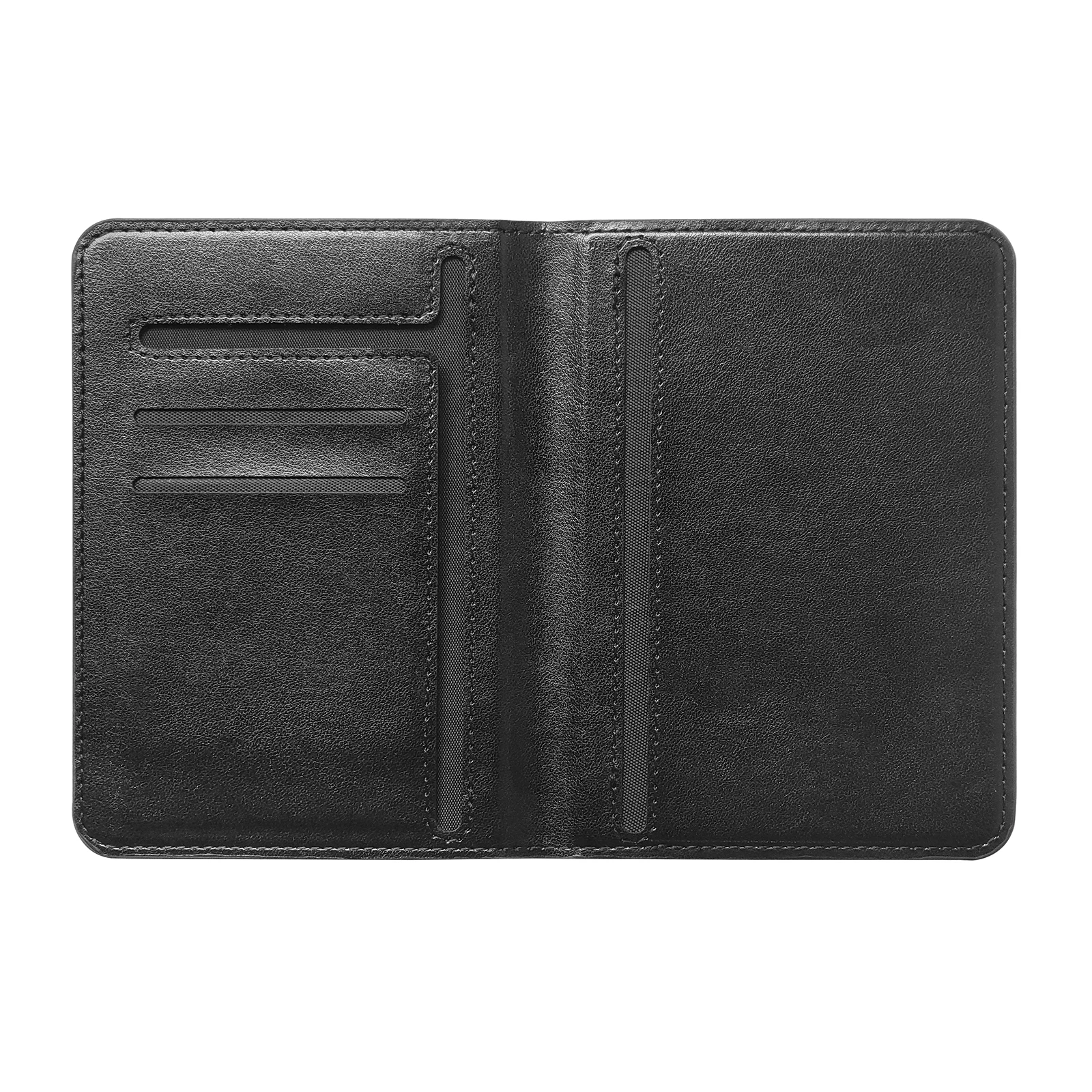 Location Network Smart Passport Cover Anti-Lost Tracker PU Leather Multi-Slot Card Holder Travel Wallet Wireless Charging