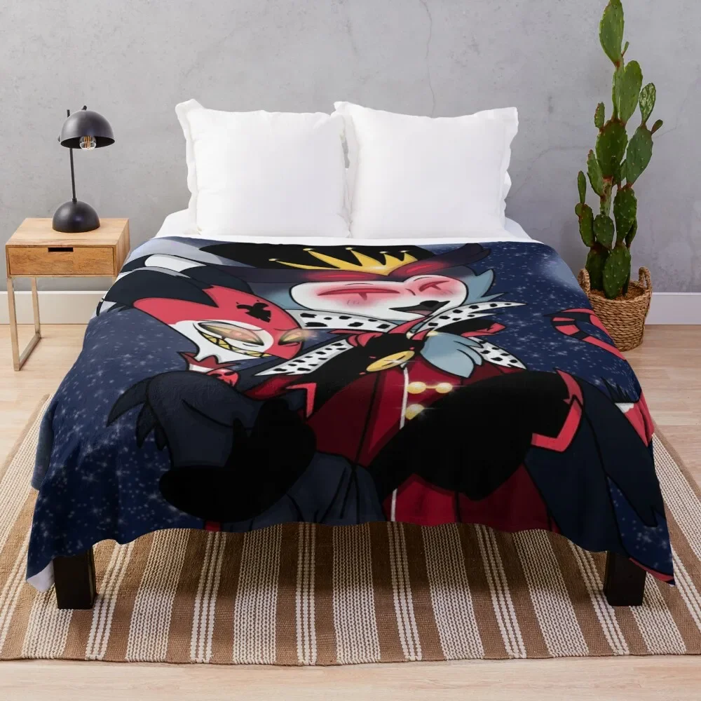 

Helluva Boss (Blitzo X Stolas) Throw Blanket Lightweight Warm Blanket for Indoor Outdoor Use