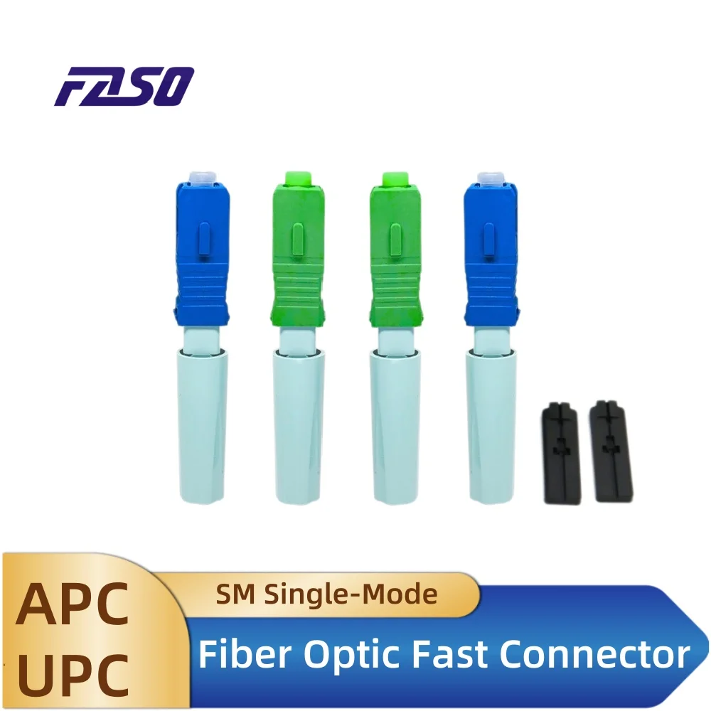 

Single-Mode Optical Connector FTTH Tool Cold Connector Tool Reusable SC UPC Fiber Fast Connector Fiber Optic Equipment