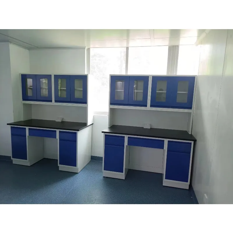 EXW All-Steel Experimental Workstation Reagent Rack Cleanroom Workbench For Research Institute University Biology Lab