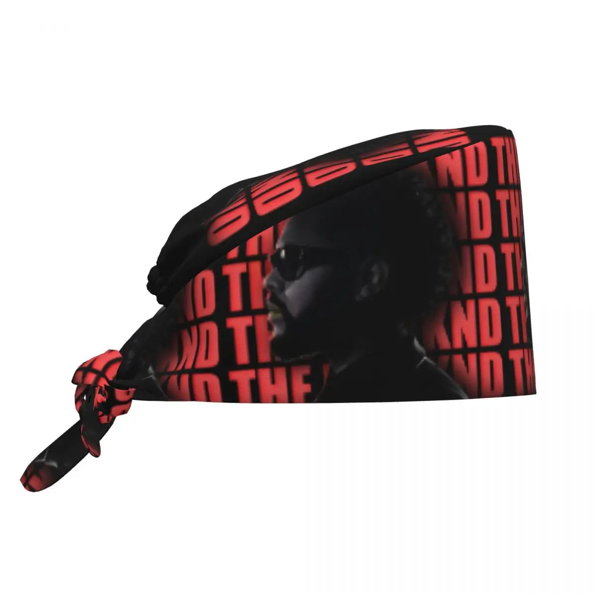 Custom Canadian Singer The Weeknd XO Medical Staff Scrubs Hat Men Women For Chef Hat Scrub Caps