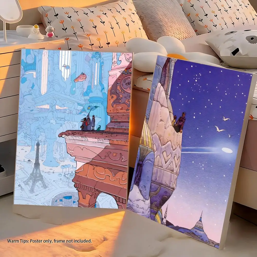 Frameless Poster Home self- waterproof wall sticker, aesthetic decor for living room, bedroom and bar M-Moebius (Jean Giraud) - view 3