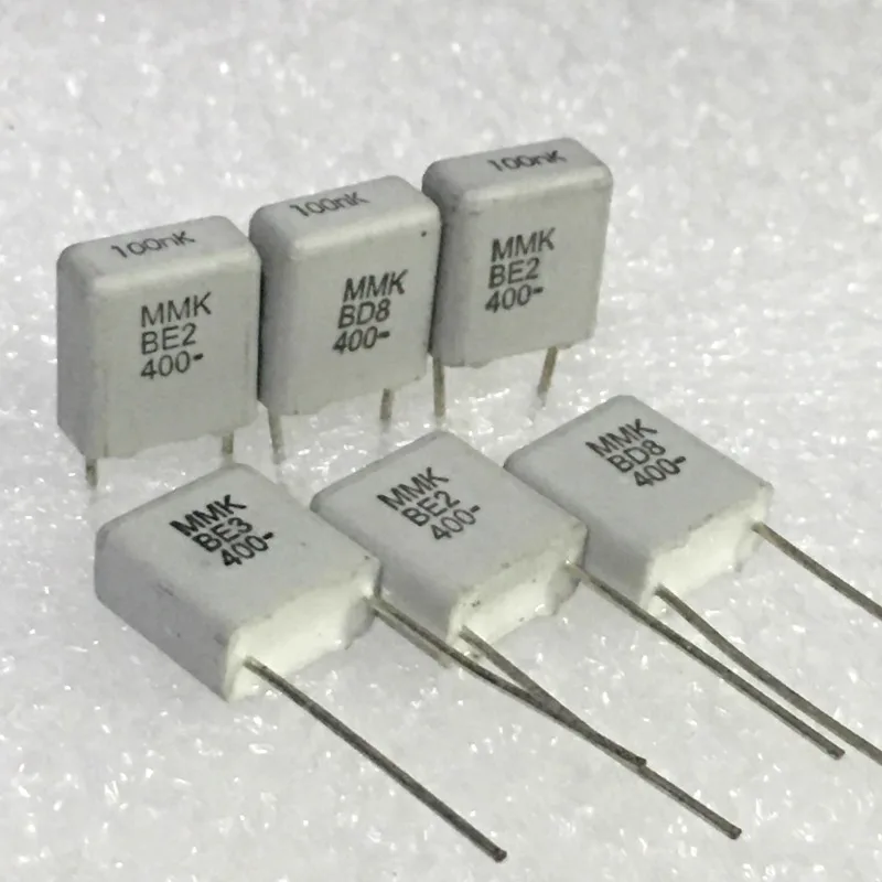 

50Pcs Suitable for MMK series 0.1UF 400V 104 thick copper pins, audio coupled thin film capacitors