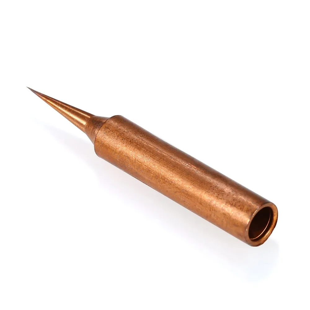 6pcs Pure Copper Soldering Iron Tips 900M-T Shape Lead-Free Replacement Solder Tips Clean Tip Design Solder Tip Set