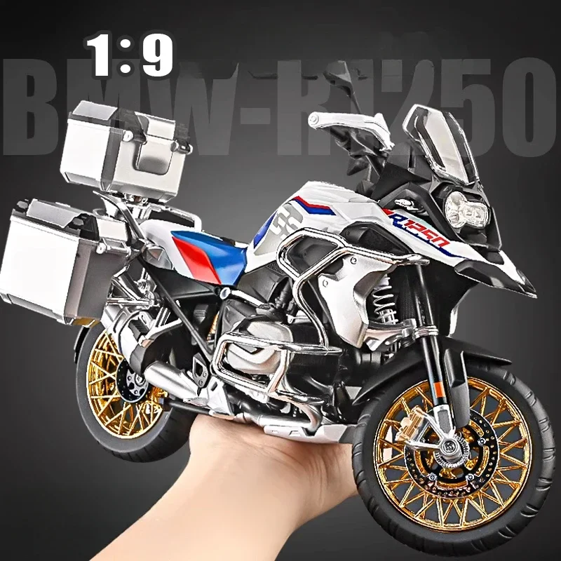 

1/9 R1250 GS ADV Alloy Racing Motorcycle Diecasts Street Sports Motorcycle Model Simulation With Light Collection Kids Toys Gift