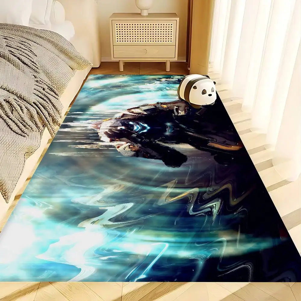 Horror Game Dead Space Hallway Carpet Washable Non-Slip Living Room Sofa Chairs Area Mat Kitchen Doormat Area Rug
