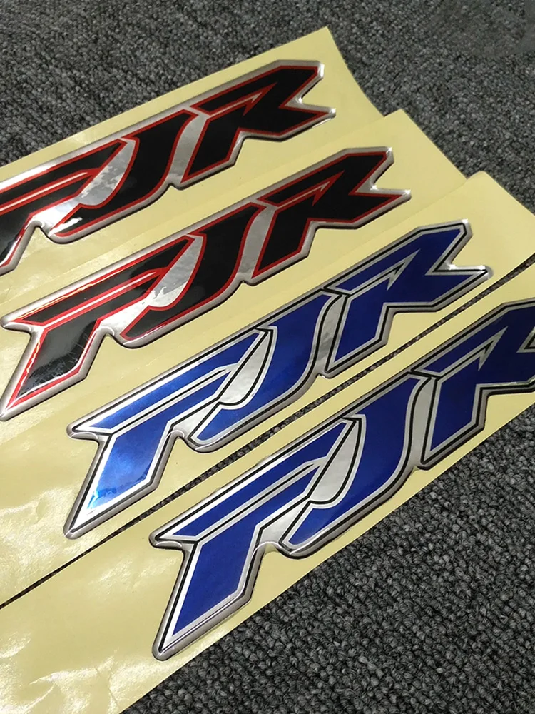 For Yamaha FJR1300 FJR 1300 ADVENTURE Protect Tank Pad Windshield Trunk Aluminium Cases Emblem Side Fairing Symbol Stickers