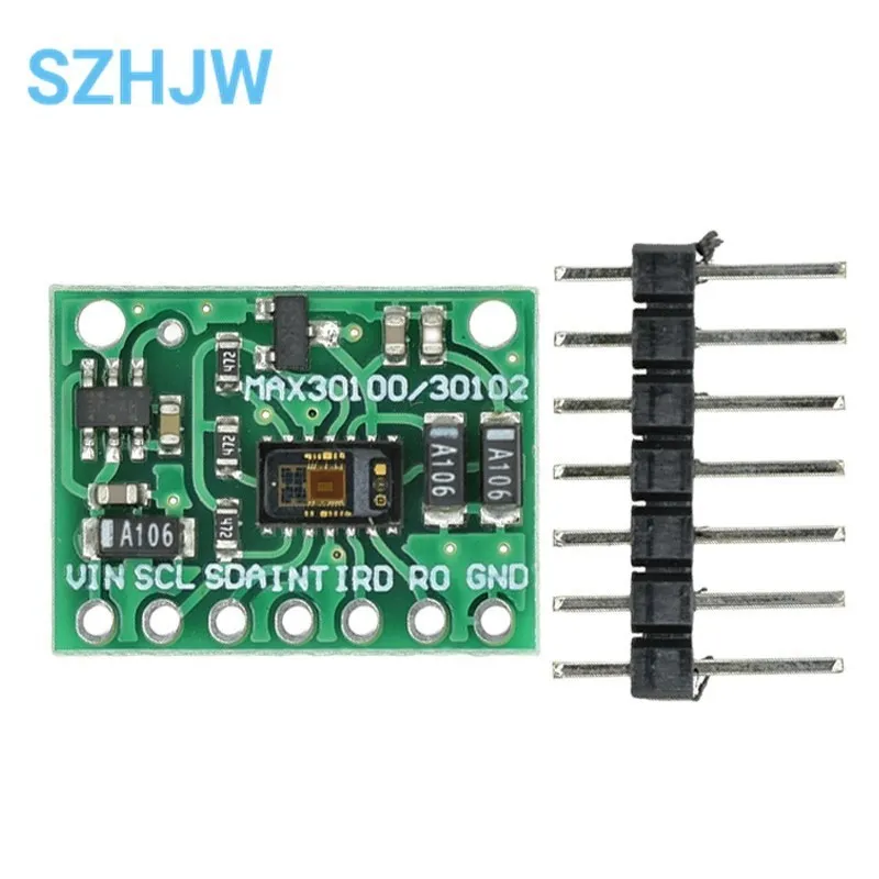 Low Power MAX30100 MAX30102 Sensor Heart Rate Breakout Board For Arduino Blood Oxygen Sensor Module MAX30100 Pulse Oximeter