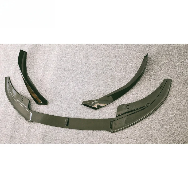 High Quality Front Bumper Lip Spoiler AC Style Thick One Connected Cover Trim Tuning Auto Exterior Modification Parts