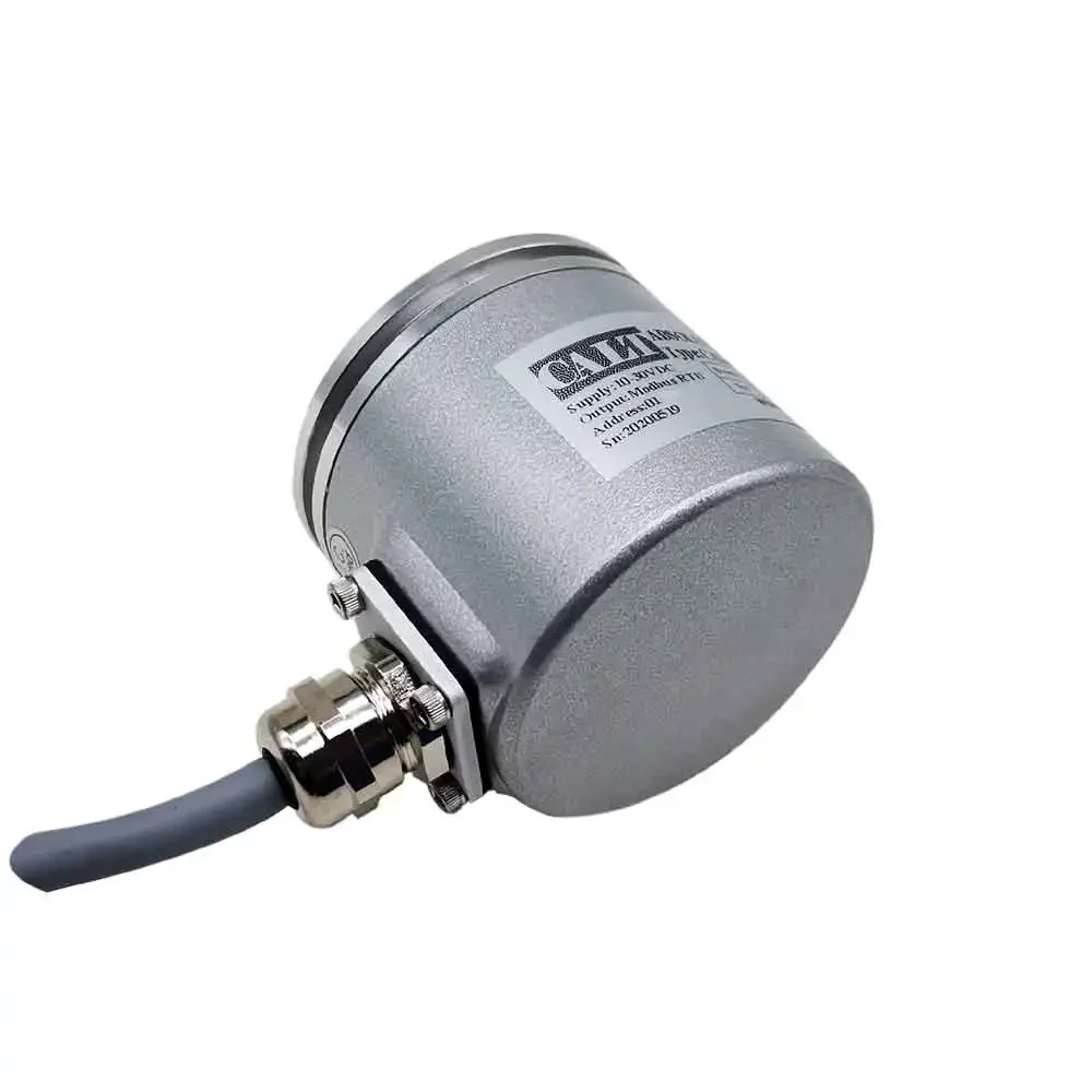 Em estoque: Encoder rotativo absoluto multi-giro CALT 14 bits RS485 Modbus RTU CAX60