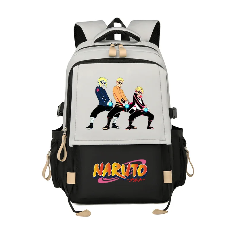 Naruto Naruto cartoon nylon waterproof student schoolbag boys leisure travel large capacity durable backpack