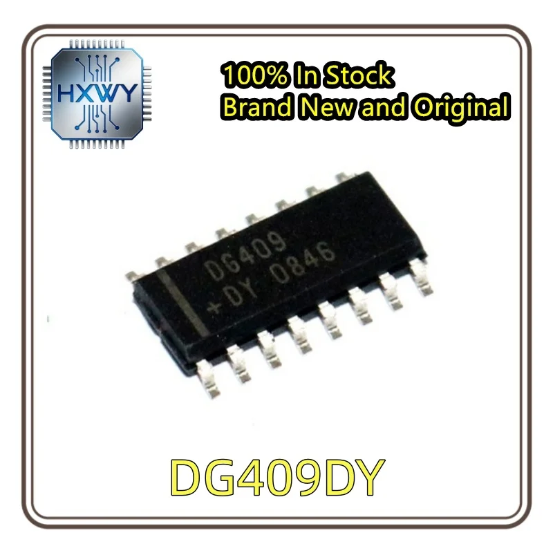 (5/20 pieces) DG409DY DG409 SOIC-16 Analog Switch New Electronic Parts Fast Delivery High Quality In Stock